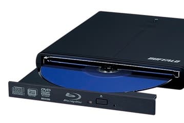 Buffalo представила тонкий внешний привод Blu-ray   
