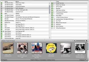 CoverScout 2.1 позволяет искать графику для полных альбомов iTunes