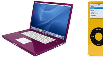 Компания ColorWare готова покрасить iPod и другую технику Apple в любой цвет