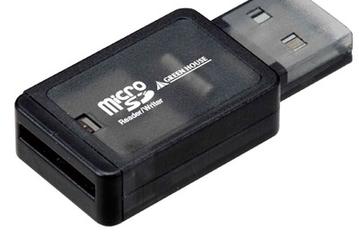 Кардридер GreenHouse специально для работы с памятью microSD