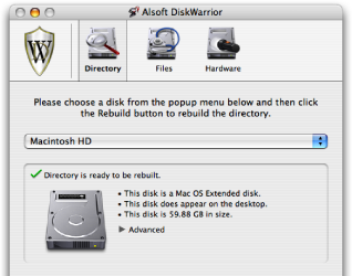 DiskWarrior 4 работает на Intel Mac