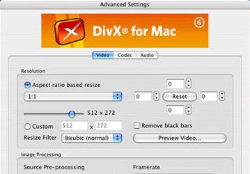 Выпущен кодек DivX 6 для Mac OS X