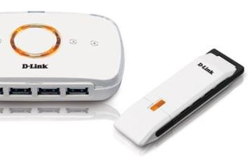 D-Link DUB-9240 — беспроводной USB-хаб и адаптер для него