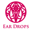 Стильные женские наушники Elecom Ear Drops с "бриллиантами" - EHP-AIN30 / EHP-AIN20 / EHP-AIN10