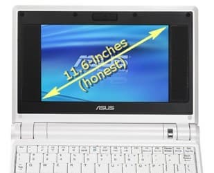 ASUS выпустит нетбук Eee PC с экраном 11,6" 