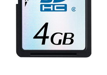Panasonic Develops 4GB SDHC Memory Card