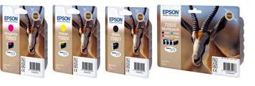 Новая упаковка картриджей Epson