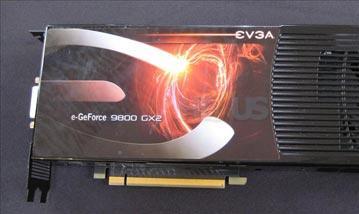 EVGA показывает GeForce 9800 GX2 Black Pearl с водяным охлаждением