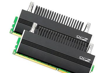 OCZ Flex EX — наборы быстрой памяти DDR2 и DDR3, которые охлаждаются водой 