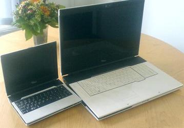 Мини-ноутбук Fujitsu Siemens Amilo Mini можно будет «переодевать»