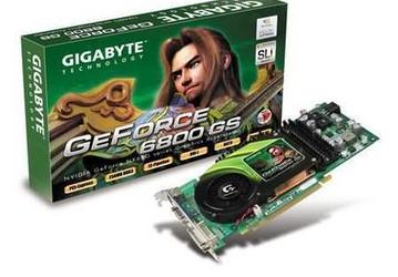 Видеокарта Gigabyte GV-NX68G256D-B на базе NVIDIA GeForce 6800 GS