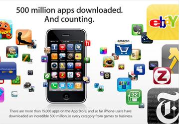 В App Store уже более 15 тыс. приложений для iPhone 
