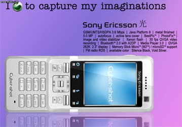 Новые подробности о концепте Sony Ericsson Hikari