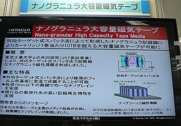 10 ТБ на магнитных носителях и 500-ГБ оптические диски — планы Hitachi, представленные на nano tech 2008