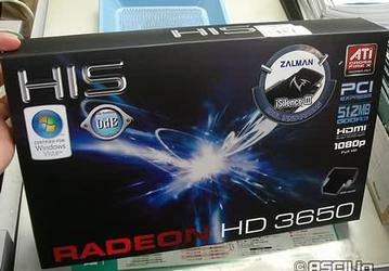 HIS HD 3650 iSilenceIII — адаптер на Radeon HD 3650 с тихим кулером Zalman NF102 