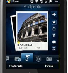 Новый коммуникатор НТС Touch Cruise с функцией HTC Footprints