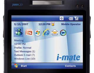 i-mate Jama 201 – первый смартфон с VGA-экраном на WM 6.0?