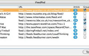 iFeedPod – RSS-лента в iPod'ах  