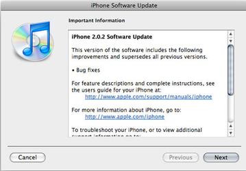 Apple выпустила iPhone Software 2.0.2 