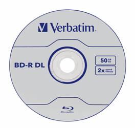 Verbatim представила носители Blu-ray DL 2x с объемом памяти 50 ГБ   