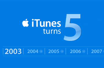 iTunes Store отпраздновал свое 5-летие