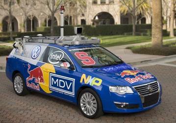 Автомобиль-робот Junior готовится к гонкам DARPA Urban Challenge