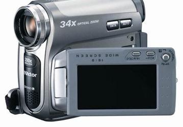 JVC GR-D750 - miniDV-видеокамера с 34-кратным оптическим зумом