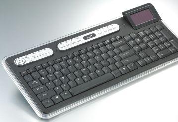 KYE Systems: фото клавиатуры с солнечной батареей SlimStar 820 Solargizer 