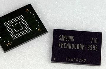 У Samsung готовы опытные образцы 8-Гб встраиваемых модулей флэш-памяти