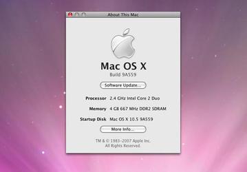Mac OS X Leopard получила статус Release Candidate?