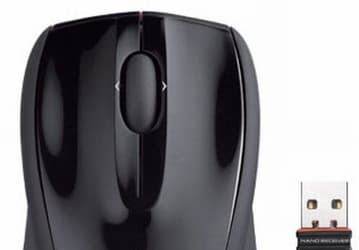 Logitech: беспроводная лазерная мышь для ноутбуков V450 Nano
