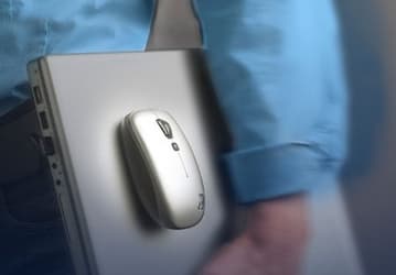 Logitech: мышь для ноутбука с «пристёжкой»
