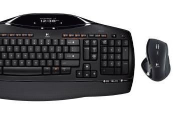 Logitech MX5500 — набор клавиатура+мышь премиум-класса представлен официально