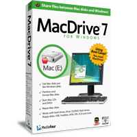 MacDrive 7 работает с Windows Vista