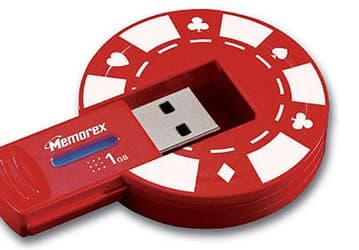 Memorex  Poker Chip - USB-накопитель для любителей азартных игр