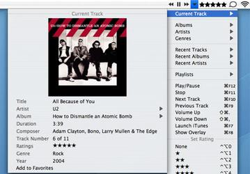 You Control: Tunes позволяет управлять iTunes из строки меню