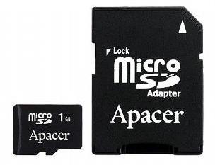 Apacer Technology начинает массовый выпуск microSD объемом 1 и 2 Гб