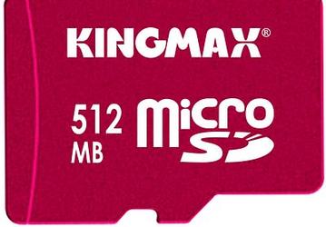 Kingmax: анонс 512-Мб карты флэш-памяти формата microSD