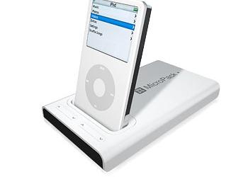 MicroPack – внешний аккумулятор для iPod