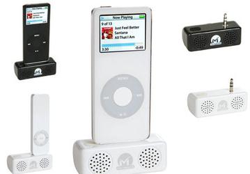Microsound — миниатюрные колонки для iPod