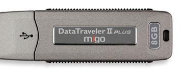 Kingston увеличивает объем USB-накопителя DataTraveler II Plus Migo Edition до 8 Гб