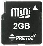 Pretec Releases 2GB miniSD