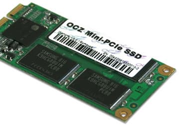 В каталоге OCZ Technology появились первые SSD типоразмера miniPCI–Express для нетбуков