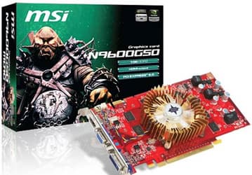 MSI убрала с GeForce 9600GSO дополнительный разъем питания, но добавила памяти
