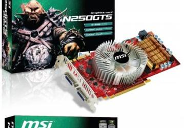 MSI выпустила пару оригинальных GeForce GTS 250