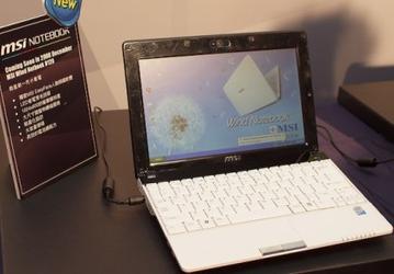 В январе MSI представит новые нетбуки Wind, ультрапортативный ноутбук U300
