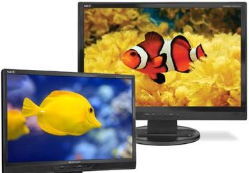 Мониторы NEC AccuSync LCD19WMGX, LCD22WMGX и LCD24WMCX – от 19 до 24 дюймов для игр и развлечений