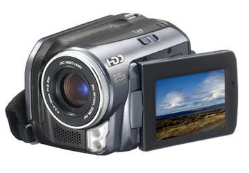 Новые видеокамеры JVC вместо пленки используют жесткие диски