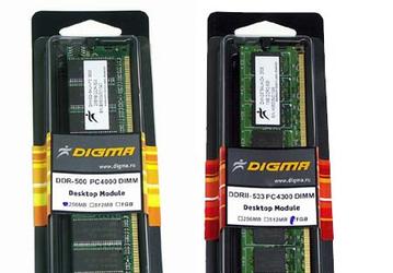 DIGMA: новые модули памяти DDR2