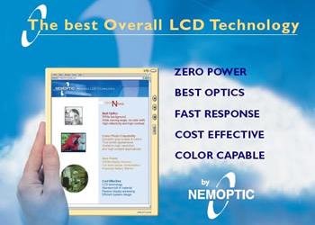 Nemoptic запускает программу массового производства LCD следующего поколения